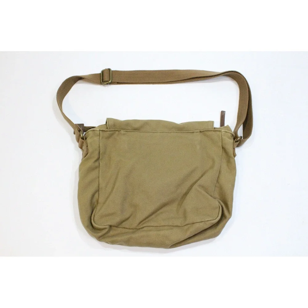 Gootium Canvas Messenger Bag Khaki Brown Crossbody Field Satchel Shoulder Bag